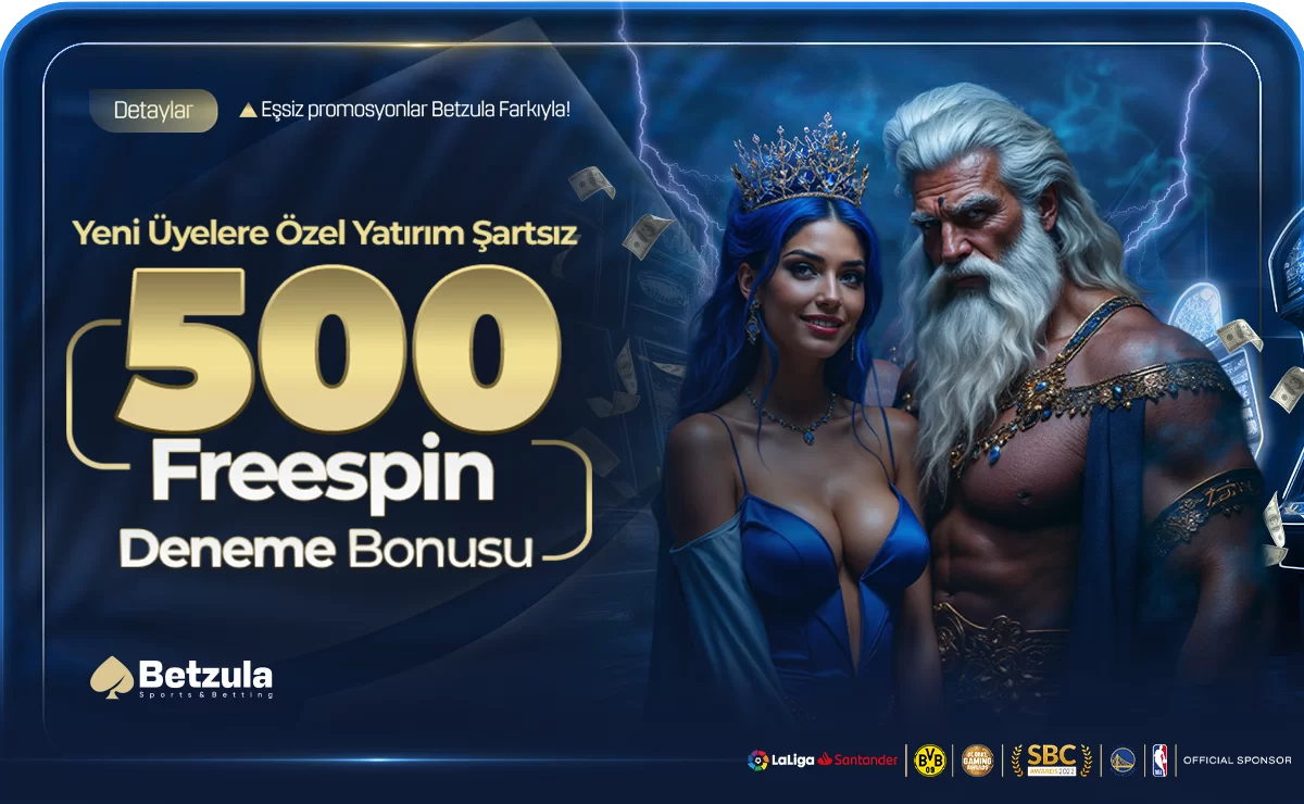 500 FREESPİN DENEME BONUSU !